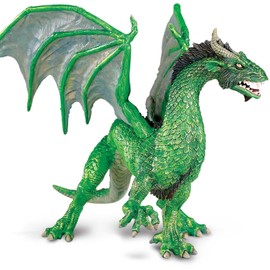 Safari Ltd. Forest Dragon Figurine - Detailed 6" Plastic Model Figure - Mythical Creature Toy for Boys, Girls & Kids Ages 4+