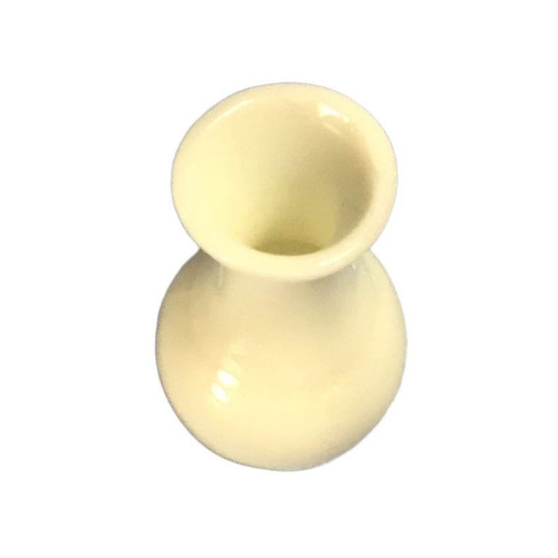 Melody Jane Dolls House Plain White Vase Miniature Ornament Flower