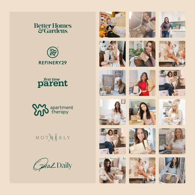 Kind Laundry Detergent Sheets Stain-Fighting Enzymes - Plant Powered Eco-Friendly