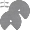 Frienda 2 Pcs Lazy Susan Shelf Liners - Non Adhesive,