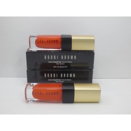 BOBBI BROWN LUXE LIQUID LIP #10 BLOOD ORANGE 0.20 OZ BOXED (LOT OF 2)