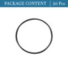 QUARKZMAN Nitrile Rubber O-Ring Replacement Rubber Seal 40 mm x