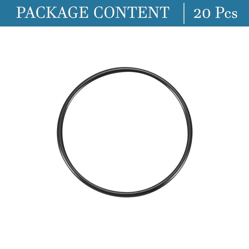 QUARKZMAN Nitrile Rubber O-Ring Replacement Rubber Seal 40 mm x