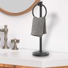 Hoimpro 17 Inch Stand Hand Towel Holder Towel Bar Towel