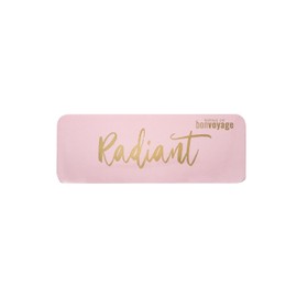 bonvoyage Essentials Radiant Blush Face Makeup Palette with 4 Matte and Pearlescent Blush Colours and a Face Brush, Makeup Gift Set for Girls