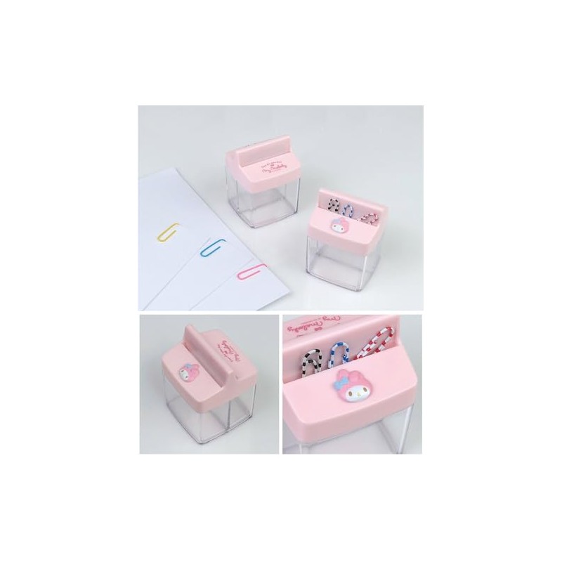 LENITH Cute Animal Faced Mymelody Paper Clip Dispenser Magnetic Lid