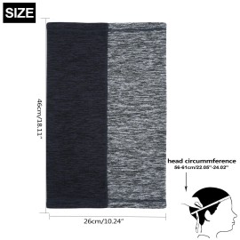 Unbranded Winter Fleece Neck Warmer Gaiter for Cold Weather Outdoor Sports Face Mask Scarf - Splicing Neck Gaiter