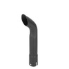 All States Exhaust Stack - 1-1/2" x 12" Curved Black