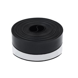 Door Weather Stripping, Door Seal Strip, 32.8 Feet X 1.4 Inch Door Strip Bottom, Window Windproof Sticker, Silicone Sealing Tape for Doors, Windows, Shower, Glass Gaps (Black, 32.8Feet X 1.4 Inch)