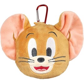 T's Factory TJ-5541426JR Tom Jerry Carabiner Stuffed Animal Zipper Mascot