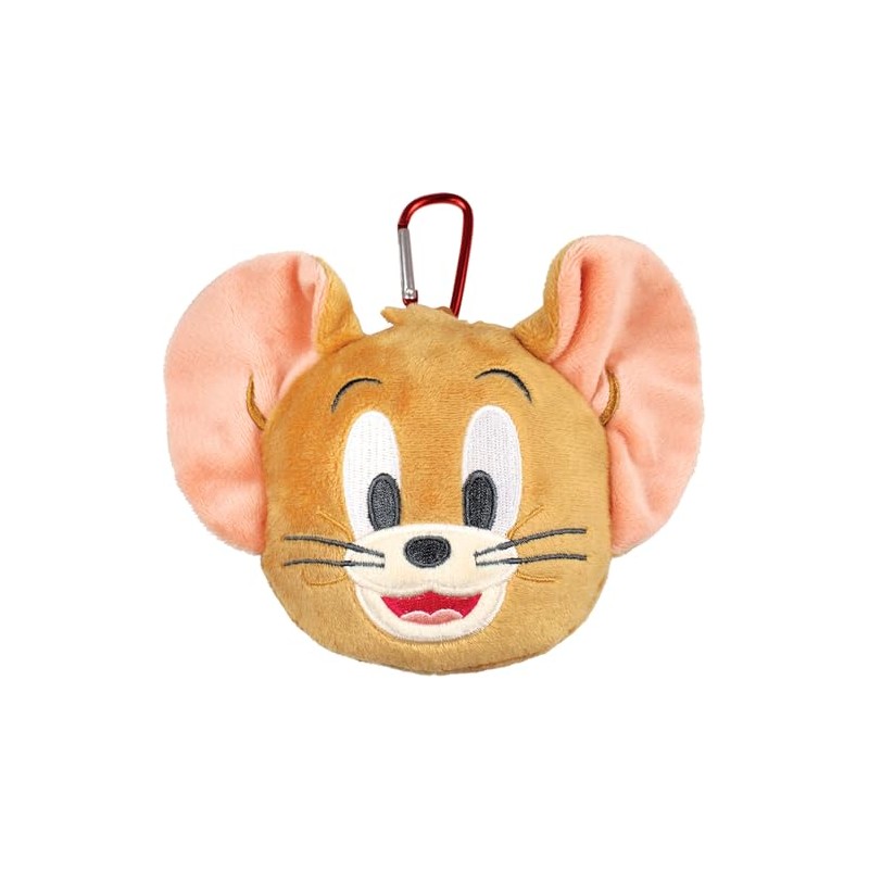 T's Factory TJ-5541426JR Tom Jerry Carabiner Stuffed Animal Zipper Mascot