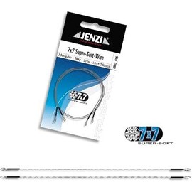 JENZI Powerflex 7x7 Super Soft Steel Leader, 15 kg, Length 50 cm