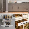 Drenky 5 Pcs Black Kitchen Handles - Stainless Steel Square