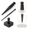 WUTA Leather Burnisher Kit, Ebony Leather Polishing Tool, Leather Polisher