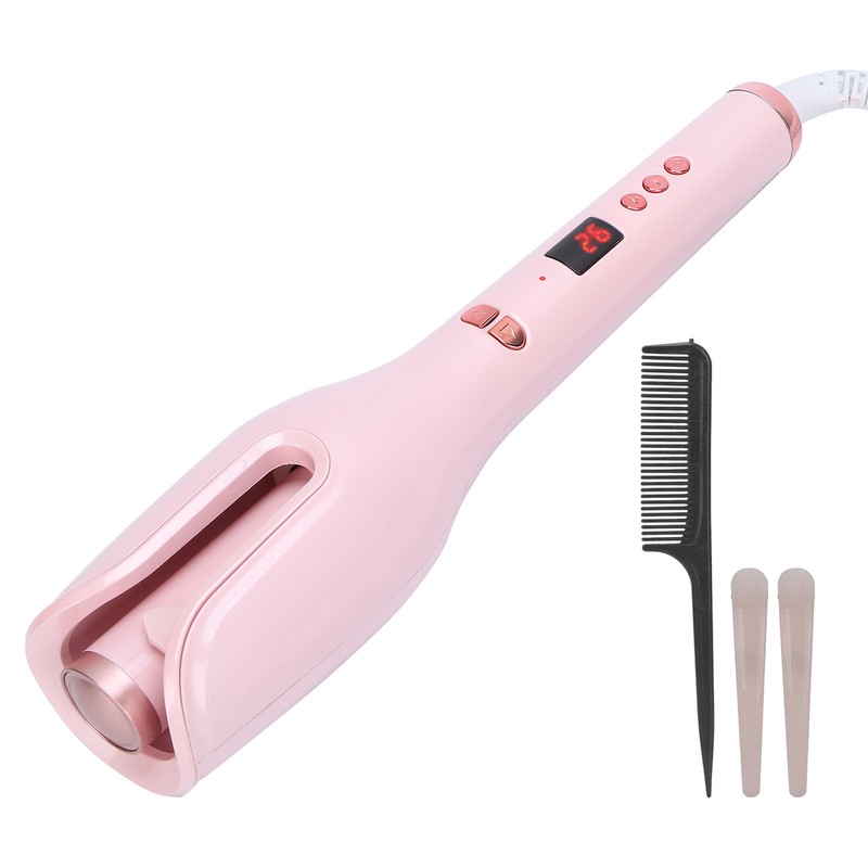 Automatic Rotating Barrel Hair Curler Rose Shape Portable Curling Iron