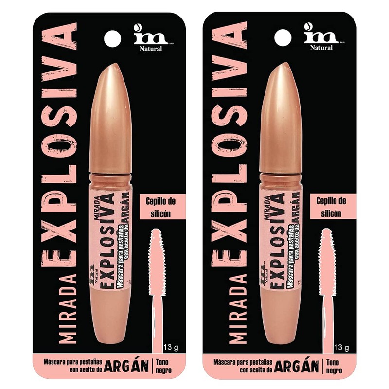 Máscara para pestañas IM Natural mirada explosiva- 2 piezas