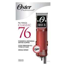 Oster Professional Barber Classic 76 Clipper w/ 2 Blades #76076-010-003