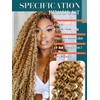 Honey Blonde Braiding Hair 18 Inch 2 Bundles Water Wave