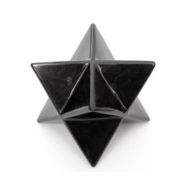 Igox Shungite Merkaba 5 cm Stone - Natural Star - Shungite Stones Crystal Protection Sacred Meditation Energy Generator Healing Chakra