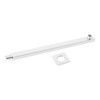 16 Inch Long Polished Stainless Steel Wall Mounted Shower Head