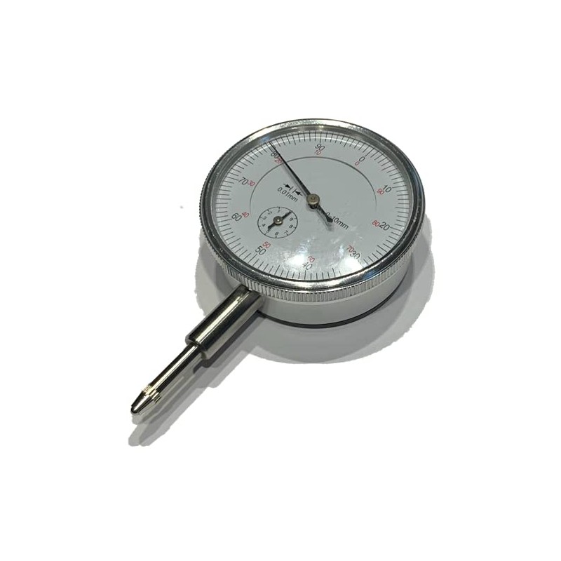 DASA-Tec - Dial gauge 0-10 mm 0.01 resolution flat back