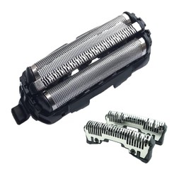 Ruixin Shaver Replacement Heads ES9013 Consists of a Outer Foil and 2 pcs Inner Blade Sets Compatible with Pana-sonis ARC3 3-Blade Shavers ES-ST2T ES-LT41 ES-LT71 ES-ST25...