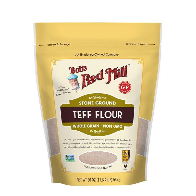 Bob's Red Mill Teff Flour, 20oz (Pack of 4) -