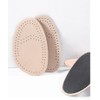 Princess Cushioning Leather Half Forefoot Insole (Beige, One size)