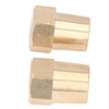 2pcs Battery Connector Revise M8 Brass Good Electrical Conductivity Pile