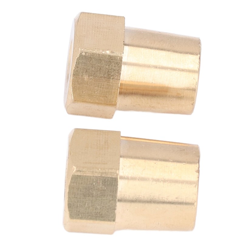 2pcs Battery Connector Revise M8 Brass Good Electrical Conductivity Pile