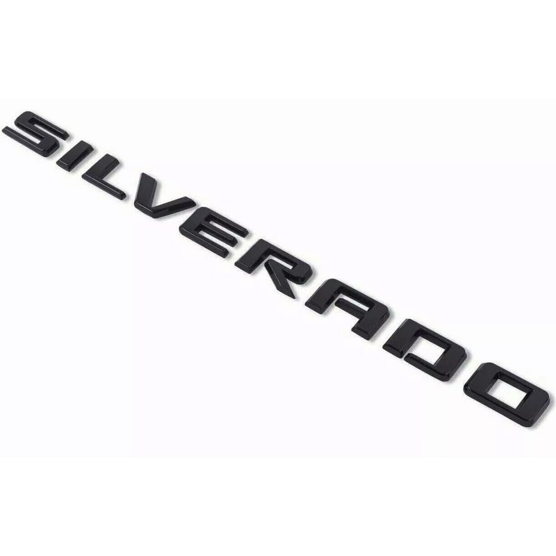Set of 4pack OEM Silverado Plus RST Emblem 3D Badges