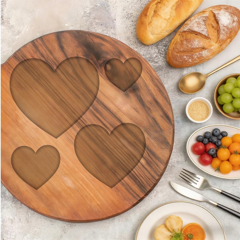 PRESSINART Acrylic Router Templates 7.87 x 7.87 Inch Heart Acrylic