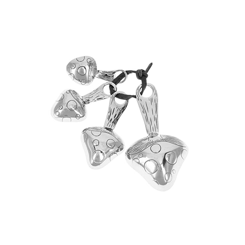 Ganz 4-Piece Measuring Spoons Set, Polka Dot Mushroom