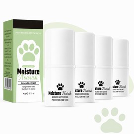 4-Pack Avocado Paw Balm for Dogs - Moisturizing & Protective Dog Paw Cream, Helps Soothe Cracked Pads, Natural Wax-Based Formula, Pet-Safe