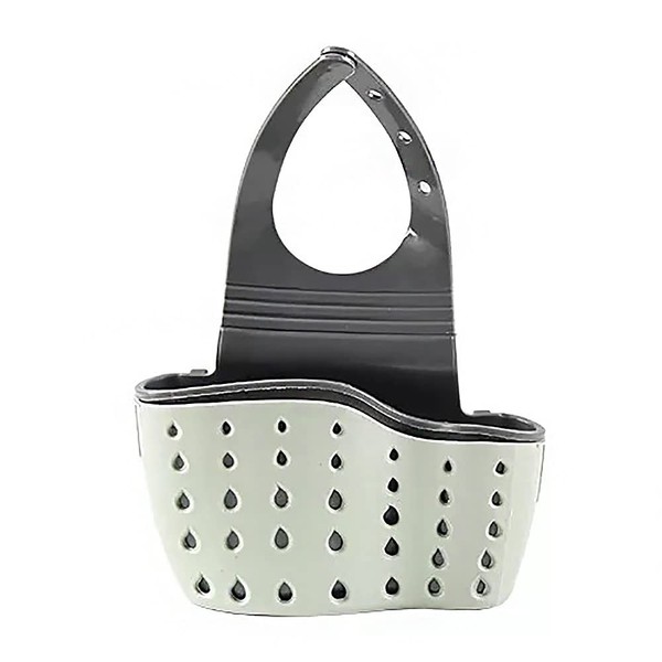 Sink Sponge Holder Kitchen Adjustable Organizer Sink Caddy Drain Basket