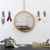Baoswi 4 Pack Self Adhesive Wall Hooks, Diamond Shaped Crystal