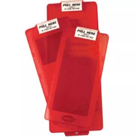 Mark I Jr Red "Pull Here" Label Fire Extinguisher Cabinet Cover (19-1/4" H) 1/EA