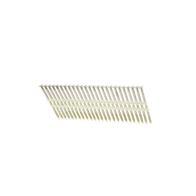 2 1/2" x .131 Ring 304SS Strip Nails 21-DEG Plastic