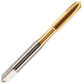 Rennie Tools - M6 x 1 Spiral Point Tap HSS M2 Titanium (TiN) Coated 6mm Thread. Metric Hand/Machine Screw Tap Metric Coarse. for Tapping Through Holes