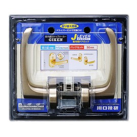 KAWAGUCHI 技研 Door Knob J Lever 小判 Seat Empty Lock DJ – 24 – K – SG BS50.8 W9 Satin Gold