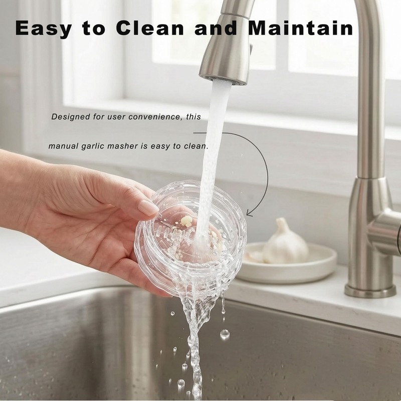 2 Pieces Manual Garlic Twist Press for Garlic, Chili, Onion