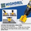 HIGHDRIL 11Pcs Diamond Hole Saw Kit - 1/4", 5/16", 3/8",
