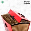 ADEPTNA Highly Durable 19 Pocket Expanding Box File Organiser A4