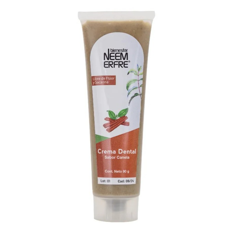 Crema Dental De Neem Artesanal Sin Fluor Natural- Pack De