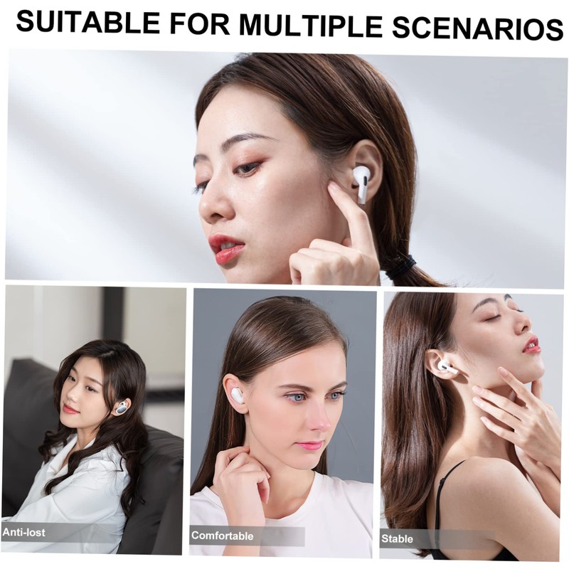 Gadpiparty 2pcs Earphone Holder Clips Lost Earbud Hooks for Running