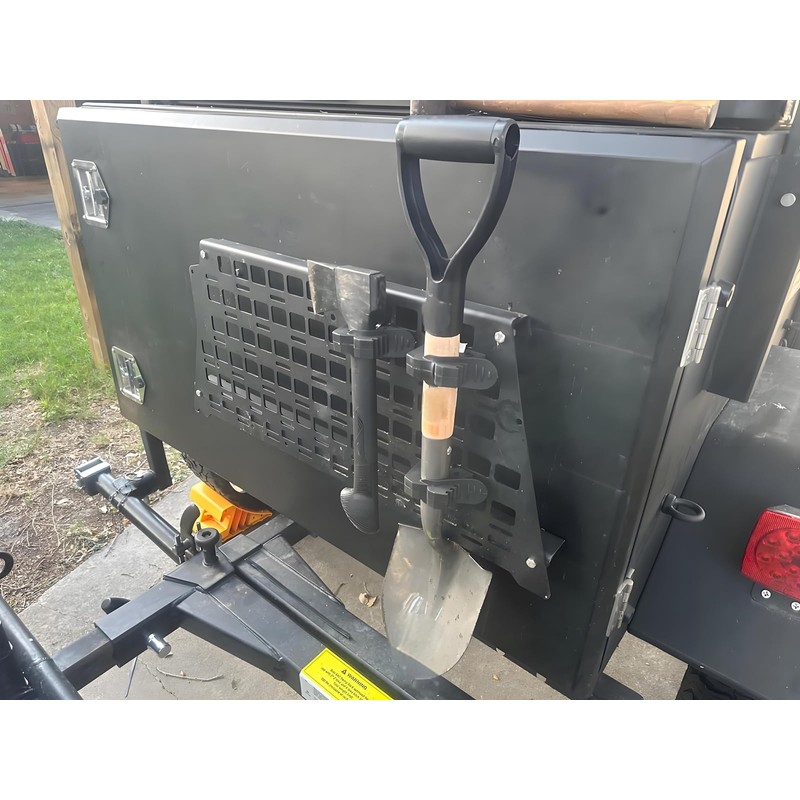 UTV ATV Shovel Holder & Tool Mount, Quick-Release Molle Panel