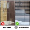 Shower Bottom Waterproof Door Rubber Sweep Trim Black Seal for