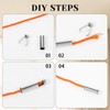 Aeaocvo 18 Sets Aglets for Shoelaces Alloy Shoelace Tips, Shoes