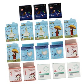 NOLITOY 18boxes Cleansing Cotton Cleaning Wipes Cleaning Sponge Makeup Cleaning Mat Makeup Cotton Pads Makeup Wipes Face Cleansing Puff Makeup Remover White Non-woven Fabric