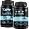 15-in-1 Mood Support Supplement - 5HTP 200mg Capsules with L-Theanine,